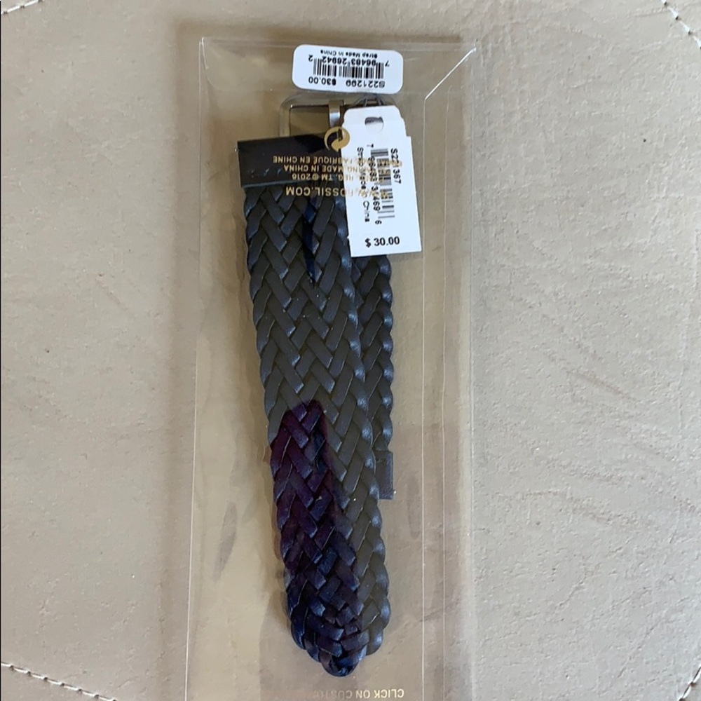 Fossil Genuine Leather Watch Strap